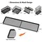 Desk Organizers and Accessories, Office Supplies Desk Organizer with Pen Holder, DIY Desktop Organiezr with Phone Holder, Sticky Note Tray, Paperclip Storage and Office Caddy for Office Home School